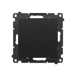 Simon 55 module black matte frame cover - practical finish