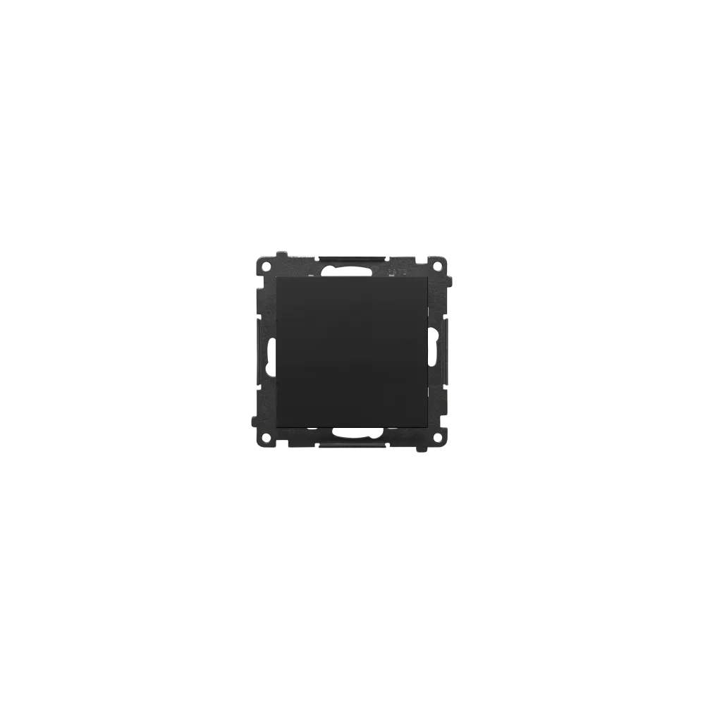 Simon 55 module black matte frame cover - practical finish