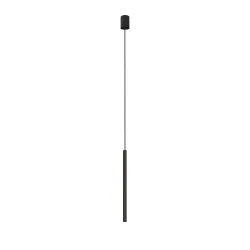 Laser 490 czarny oprawa wisząca 1x G9/10W stal lakierowana