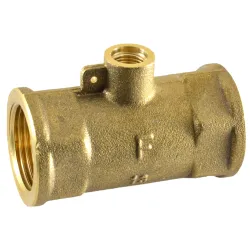 Brass tee 3/4"x1/4" – durable component for sensor installation