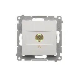 Simon 54 module white TV socket end - reliable T connection