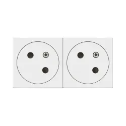 M45 Biały gniazdo 4M 16A 250V – niezawodne gniazdo elektryczne