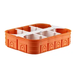 M 6X60F installation box PT 6X FI60 50MM orange MULTIWAL