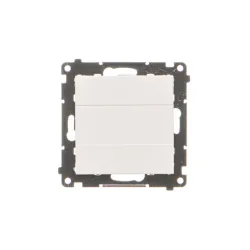 Simon 55 module white matte - frame cover for installation