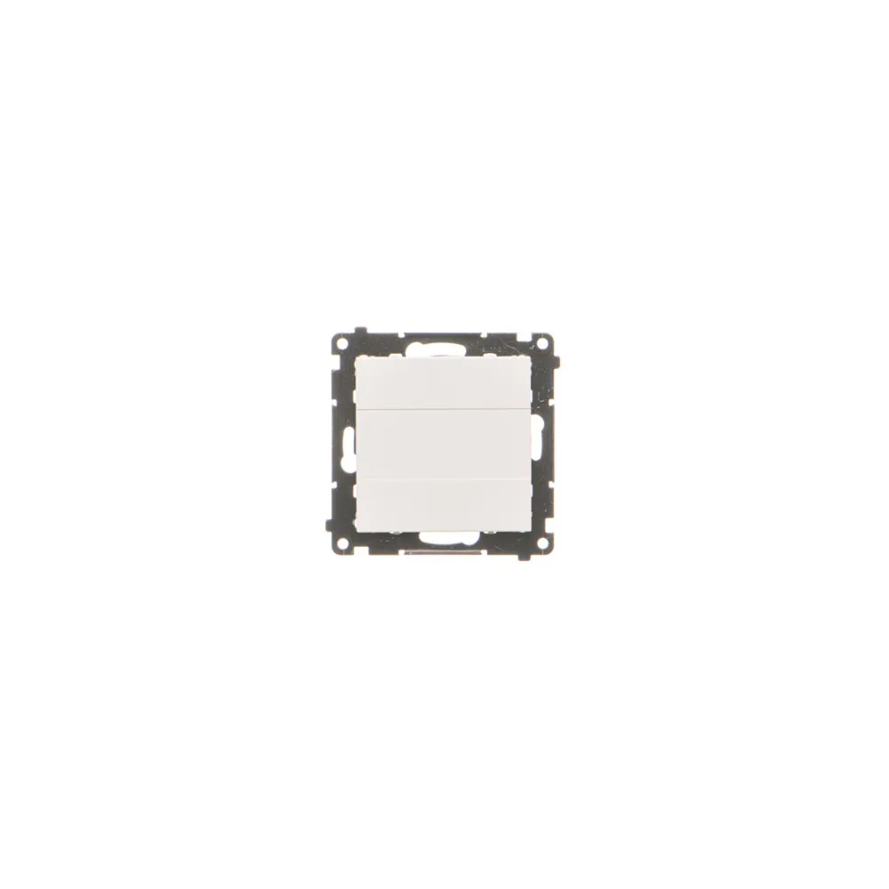 Simon 55 module white matte - frame cover for installation