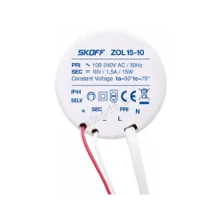 ZOL15 zasilacz opraw ledowych 15W 10V DC - niezawodne zasilanie L