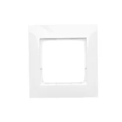 Simon 54 Premium biały ramka 1-krotna DR1/11 - elegancki osprzęt