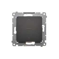 Simon 54 module black matte shutter switch 10A 250V