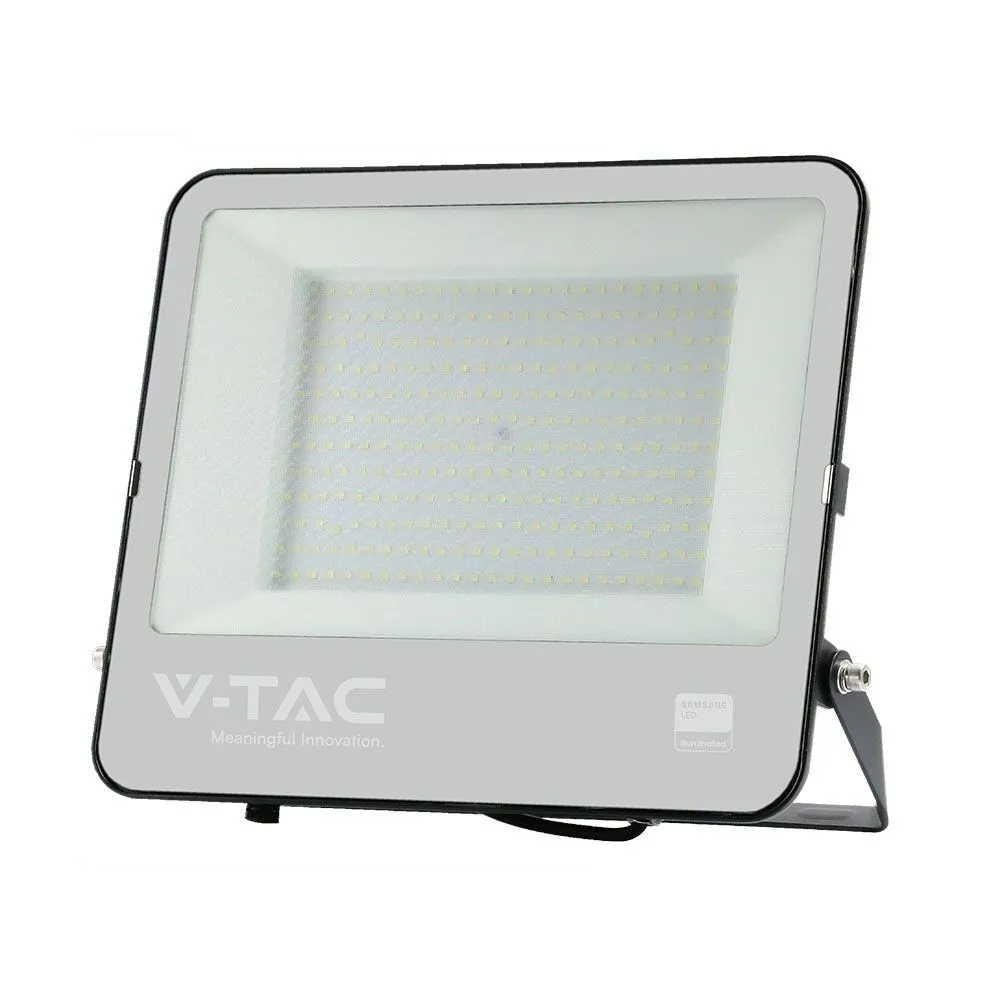 VT-44204 czarny oprawa naświetlacz LED 200W 230V NW 4000K