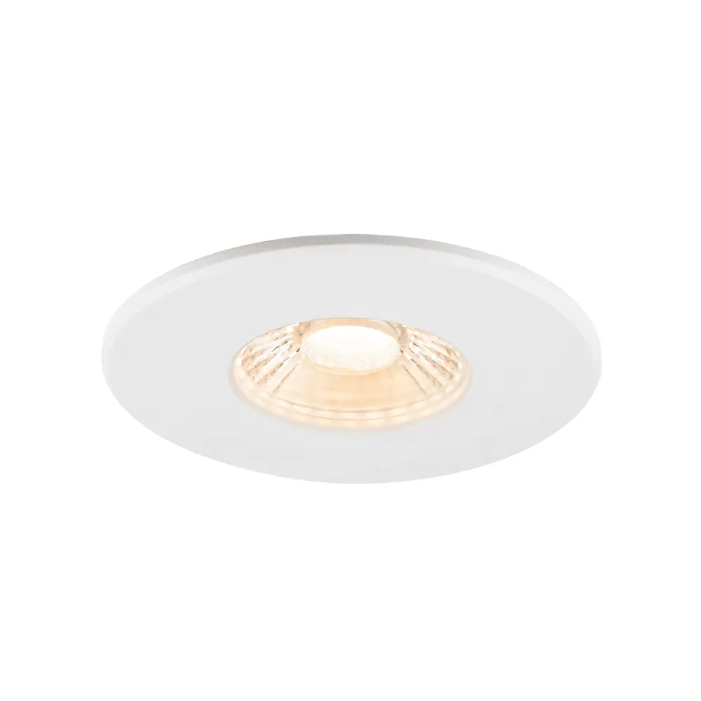 Universal white downlight round cover IP65