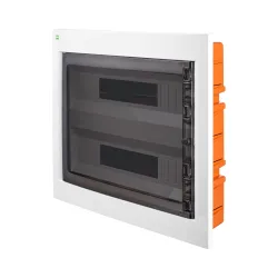 Areo rozdzielnia plastikowa PT 36M 2x18 PE+N IP40 drzwi dymne
