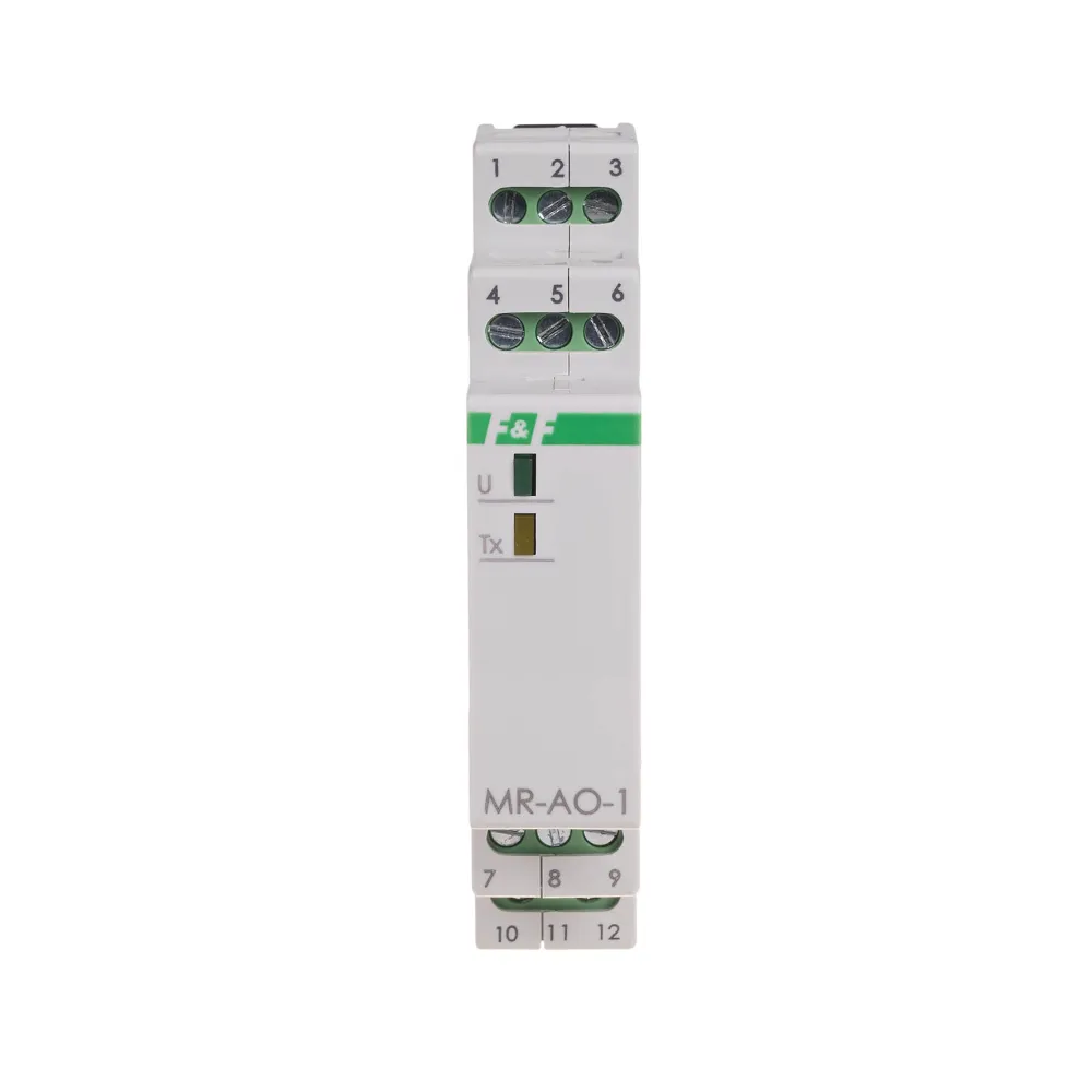 MAX-MR-AO-1 M - moduł wyjść analogowych z MODBUS RTU
