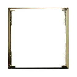Aria gold sparkle decorative frame for 2x sockets - elegant accessory