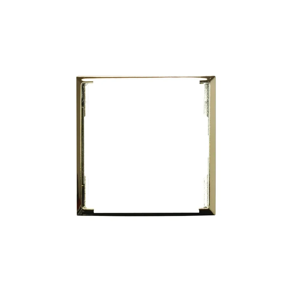 Aria gold sparkle decorative frame for 2x sockets - elegant accessory