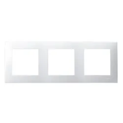 White sapphire frame 3x - elegant and simple choice