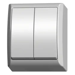 Fala white serial switch NT IP44 10AX 250V – reliable switch