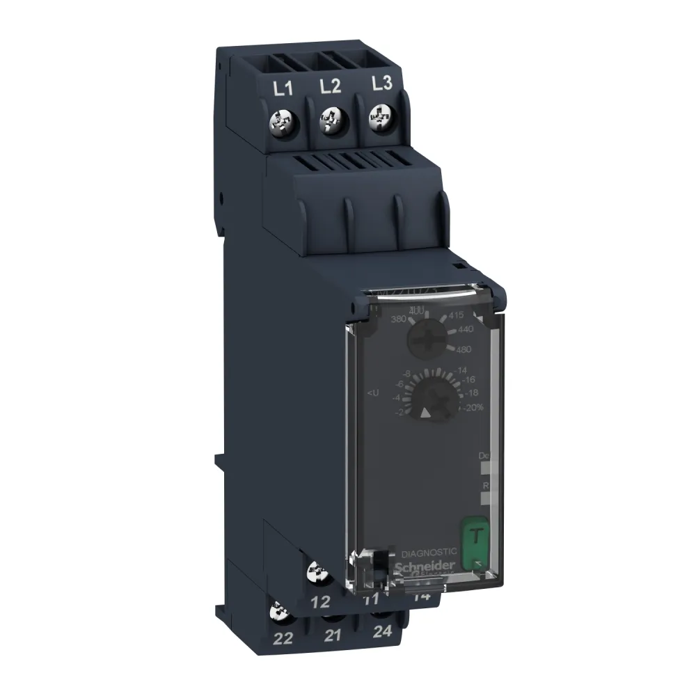 Schneider Electric Zelio Control – przekaźnik kontroli 3 fazowy
