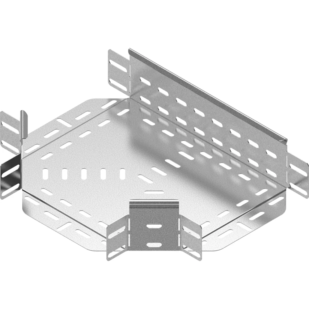 TKJ150H80 Cable tray tee 1.0mm - sturdy installation component