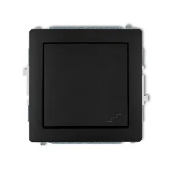 Deco moduł czarny mat łącznik uniwersalny "schody" 10AX 250V