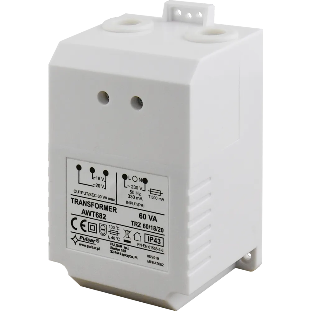 Transformator TRZ 60VA/18V/20V – niezawodne zasilanie