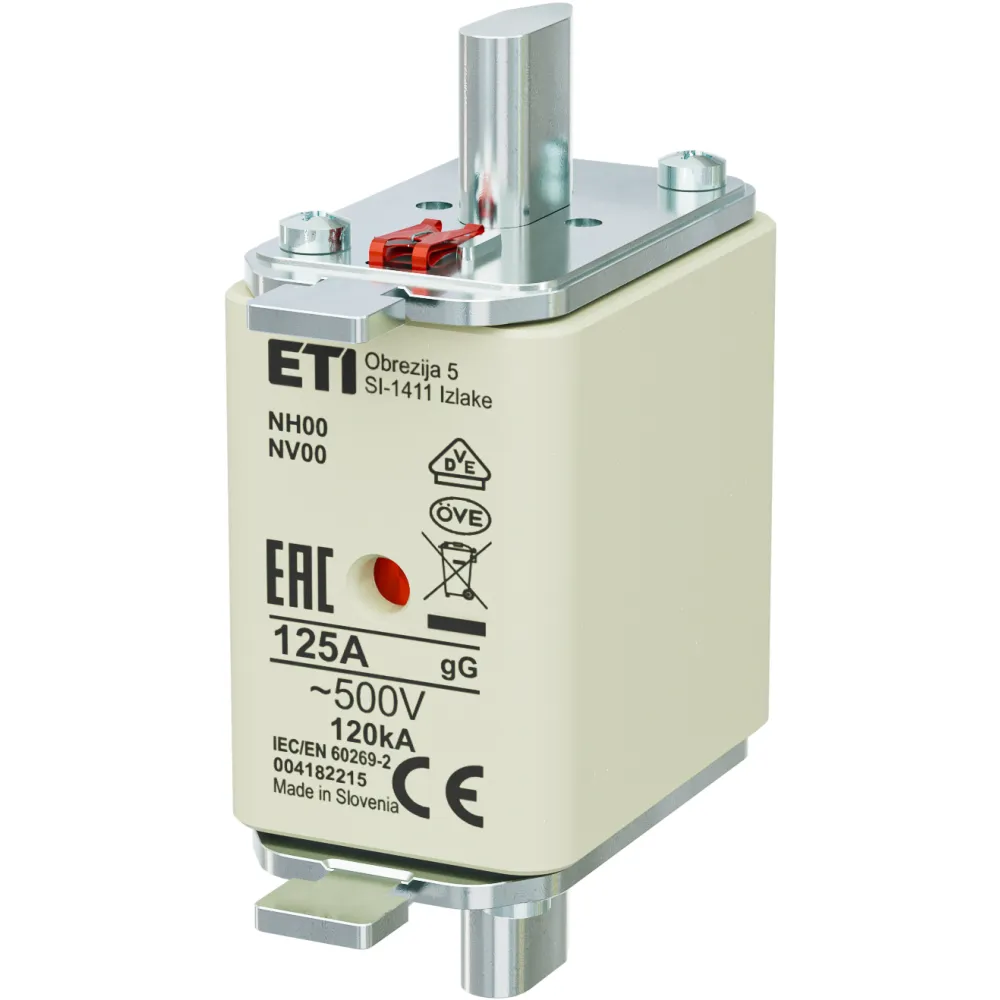 WT-00 NH00 GG K 125A - Industrial fuse link 500V