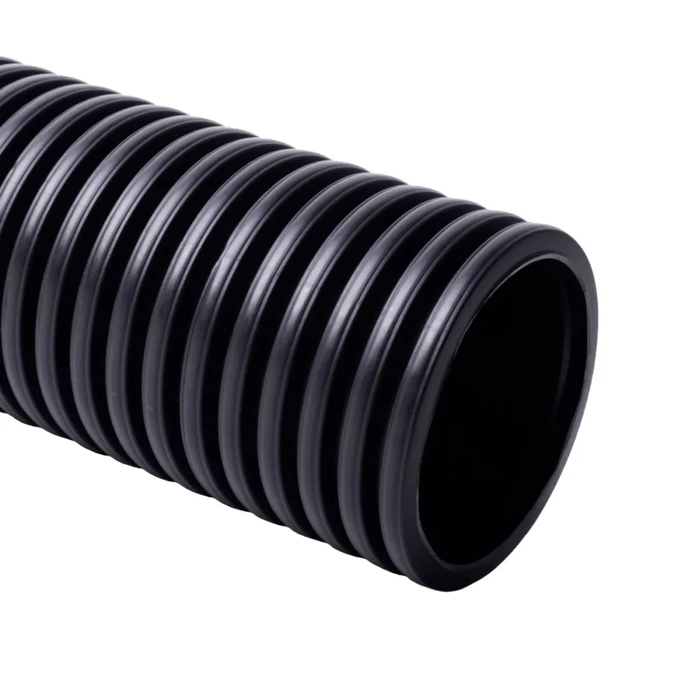 KFUV 75-50 black corrugated two-layer HDPE protective pipe