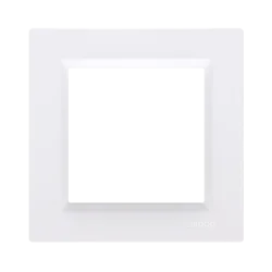 SIMON 10 1X - white frame for socket or switch