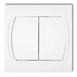 White connector serial connector 2x terminals 10AX 250V