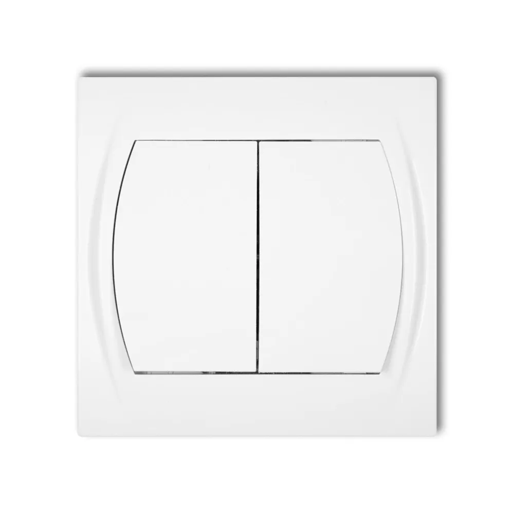 White connector serial connector 2x terminals 10AX 250V