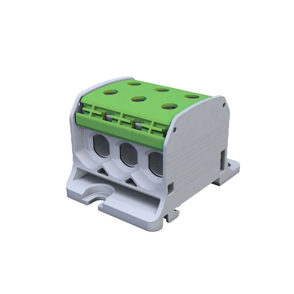 STB 50-3 green threaded busbar connector – reliable connections