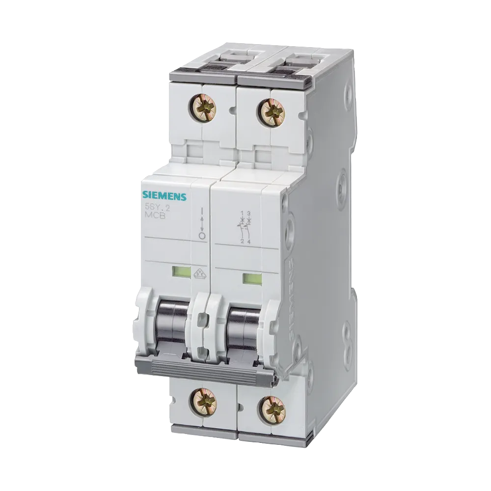 Wyłącznik nadprądowy 5SY5 C 2A 2P 2M 440V DC / 400V AC 10KA