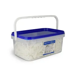 Flat drive-in cable clip USMP 2/600 white