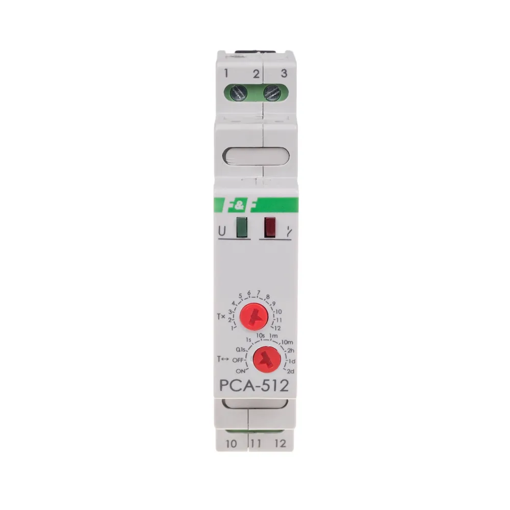 PCA-512 przekaźnik czasowy awersyjny 10A 230V AC