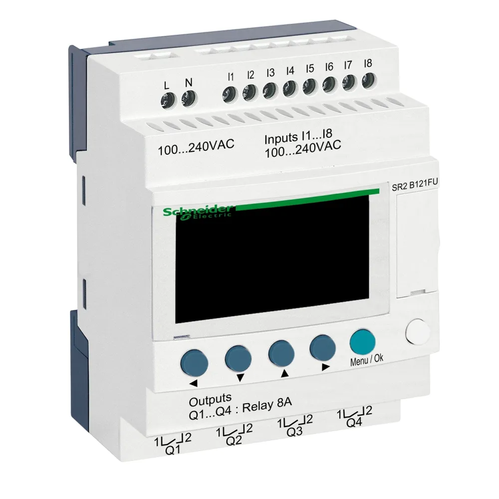 Schneider Electric Zelio Logic 8 wejść 4 wyjścia 120VAC SR2B121FU