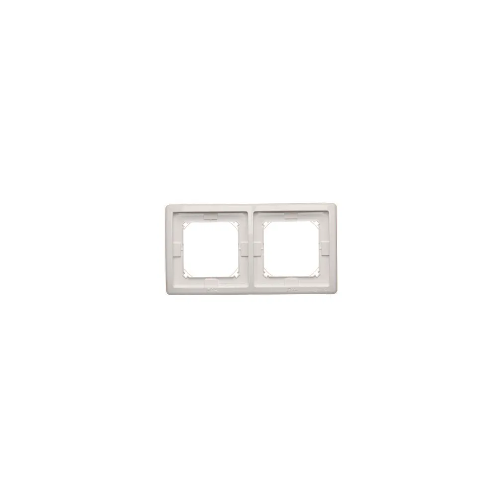 Simon Basic Standard white frame 2x IP44 with gasket – practical