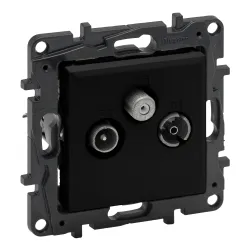 NILOE STEP black module RTV-SAT end socket star 1.5dB
