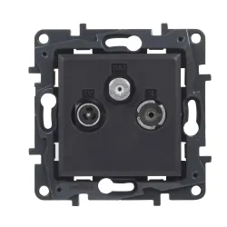 NILOE STEP black module RTV-SAT end socket star 1.5dB