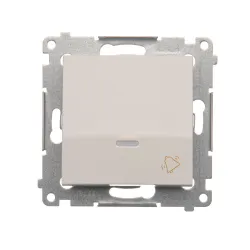 Simon 54 module white button "doorbell" blue LED