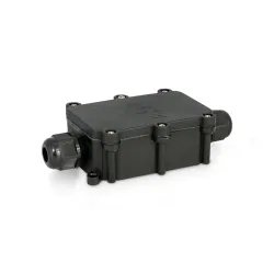 PI2P PG9-2P Puszka instalacyjna IP68 czarna 64x114x31 mm