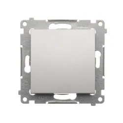 Simon 54 module silver matte button 1x 1z - reliable button