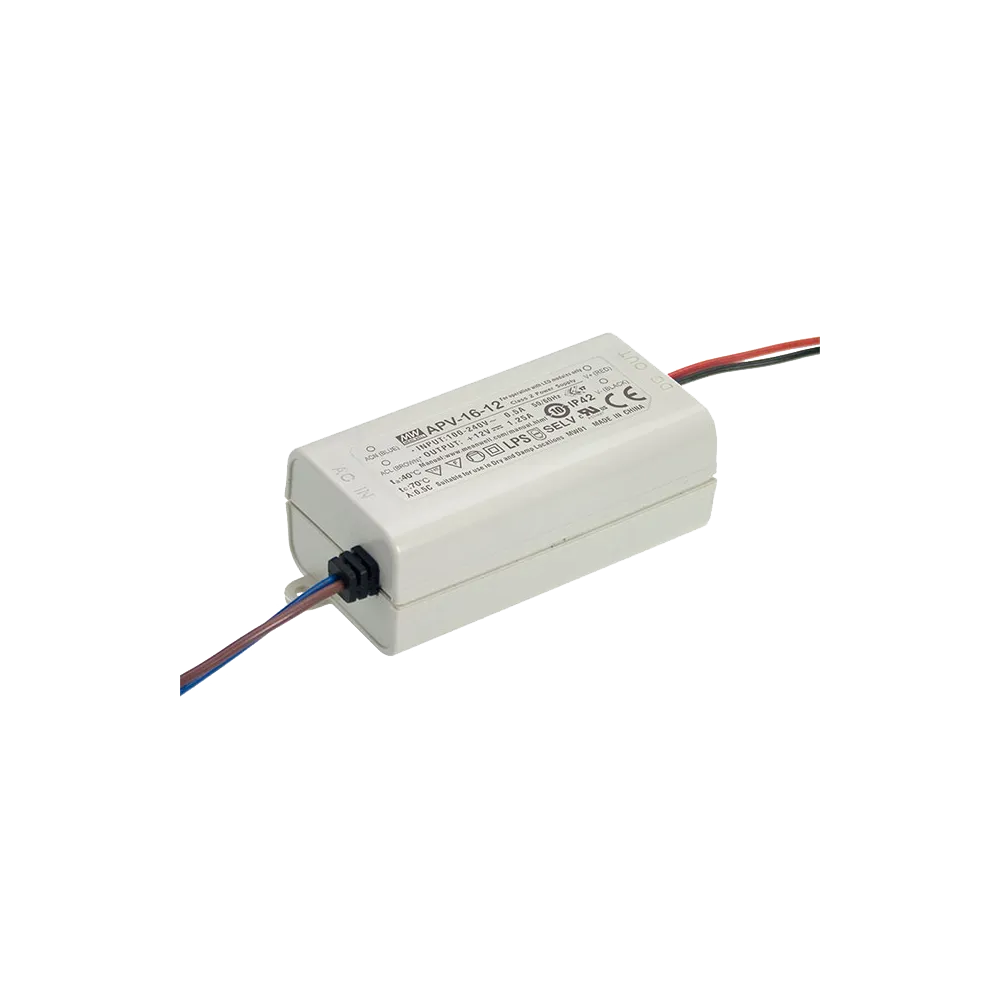 Zasilacz LED APV 16W 24V DC - stabilne zasilanie LED