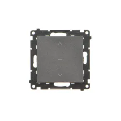 Simon 55 module black matte shutter switch 10A 250V