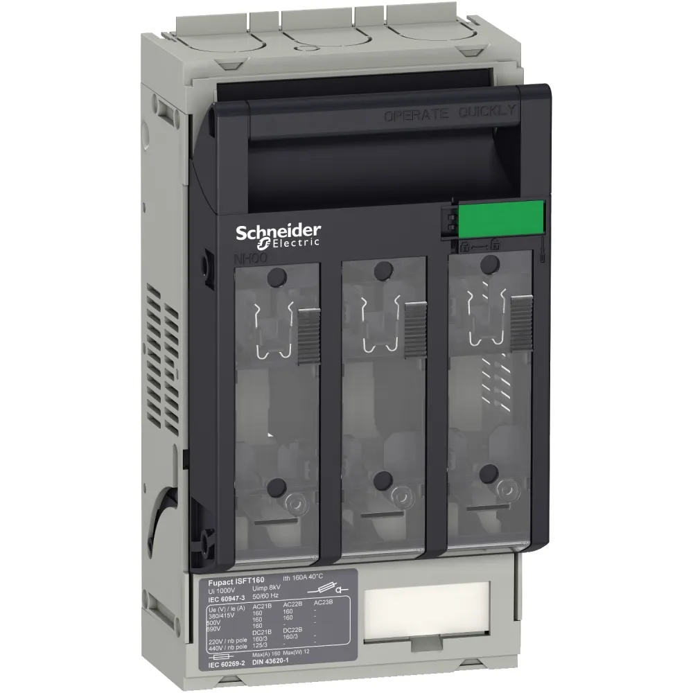 Schneider Electric Fupact – rozłącznik skrzynkowy ISFT 160 3P