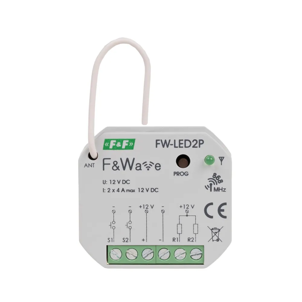 FW-LED2P – 12V two-channel LED controller for remote control