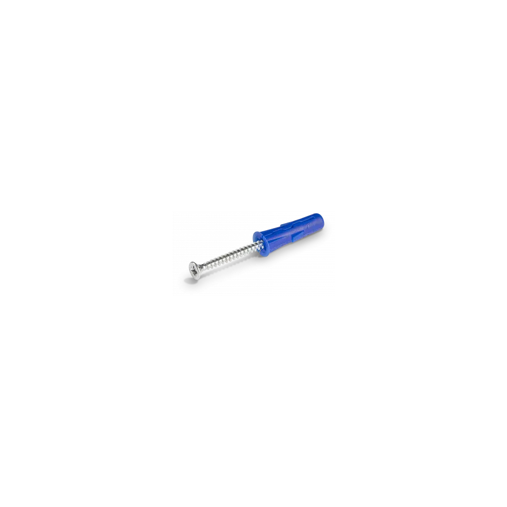 Kołek uniwersalny UNO 8 x 32mm z wkrętem, 8 szt - mocne mocowanie