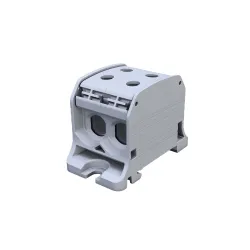 STB 50-2 gray threaded busbar connector – durable AL/CU connection