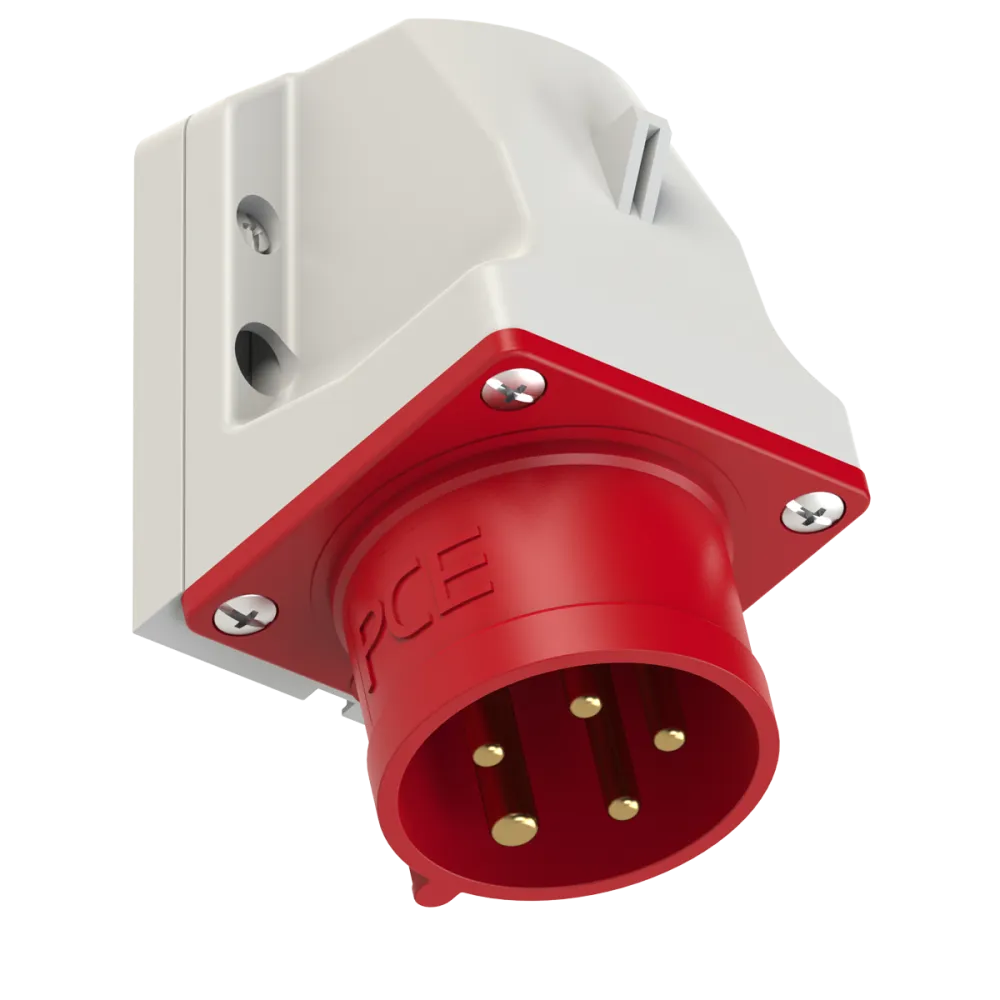 Fixed 16/5 IP44 400V power socket - reliable and durable