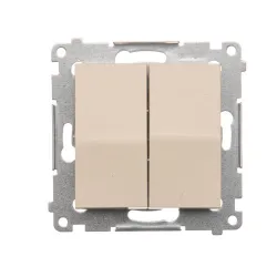 Simon 54 cream module series connector 10AX 250V – reliable connection