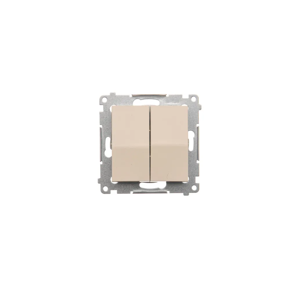 Simon 54 cream module series connector 10AX 250V – reliable connection