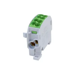 SCB 25 distribution block - branch Al/Cu green SIMBLOCK